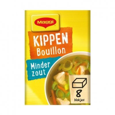 Maggi Minder zout bouillon kip